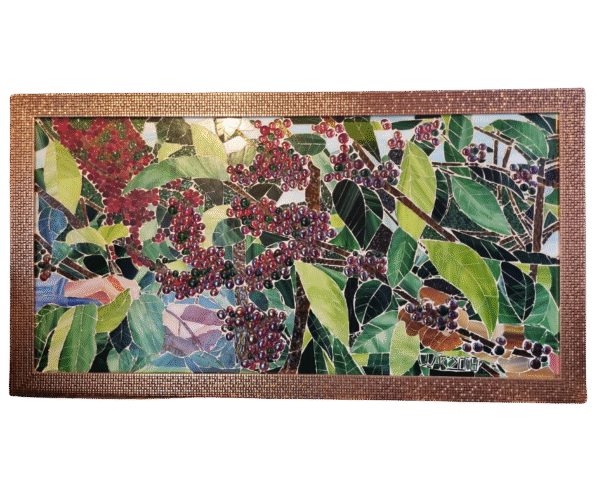 Cuadro Mosaico Pared Cafetal