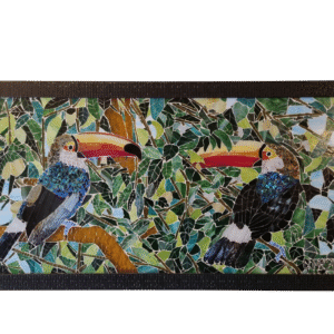 Cuadro Mosaico Pared Tucanes